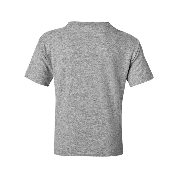 Youth 5.6 oz preshrunk 50% polyester / 50% cotton t-shirt. Blank... from ASI 84358 S&S Activewear