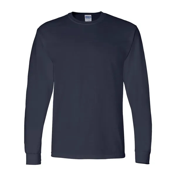 Adult pre-shrunk 50% cotton / 50% polyester long sleeve t-shirt. Blank... from ASI 84358 S&S Activewear