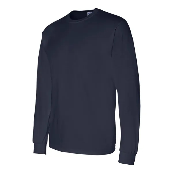 Adult pre-shrunk 50% cotton / 50% polyester long sleeve t-shirt. Blank... from ASI 84358 S&S Activewear