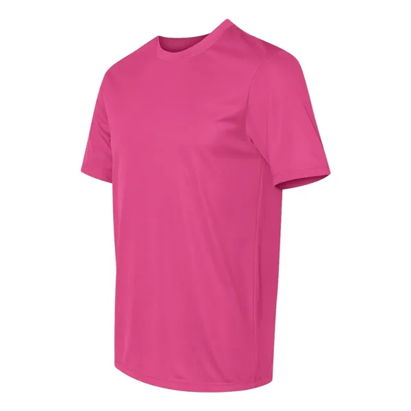 100% polyester T-shirt with moisture wicking, 50+ UPF rating, and double-needle... from ASI 84358 S&S Activewear