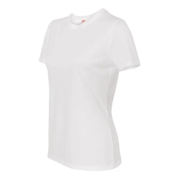 Women's Cool Dri® T-shirt with double-needle stitching and made of polyester... from ASI 84358 S&S Activewear