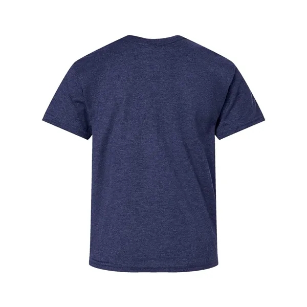 Hanes youth T-shirt with double-needle stitching and shoulder-to-shoulder tape.... from ASI 84358 S&S Activewear