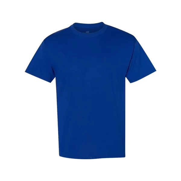 Hanes adult T-shirt made of cotton/polyester with up to 5% recycled... from ASI 84358 S&S Activewear