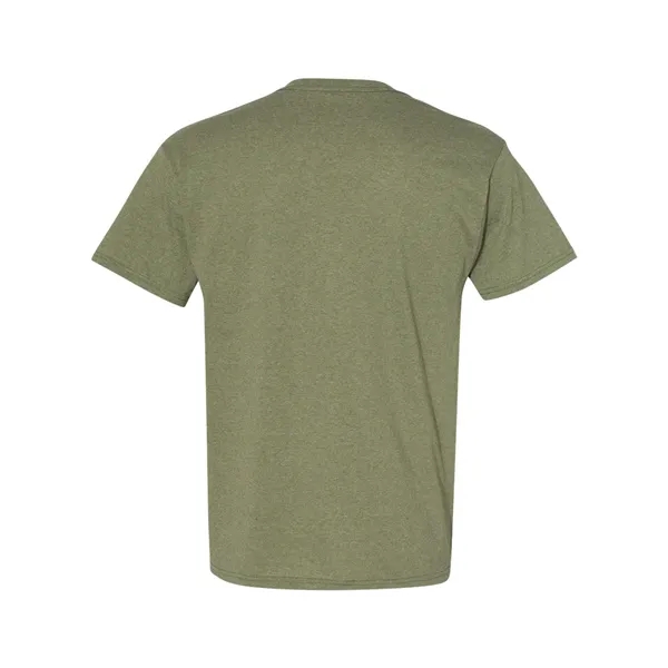 Hanes adult T-shirt made of cotton/polyester with up to 5% recycled... from ASI 84358 S&S Activewear