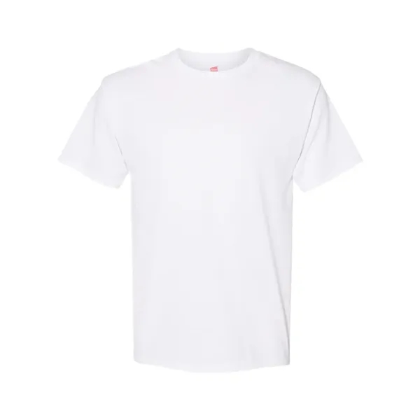 Hanes adult T-shirt made of cotton/polyester with up to 5% recycled... from ASI 84358 S&S Activewear