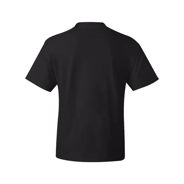 Hanes T-shirt made of 100% ring-spun cotton with double-needle stitching.... from ASI 84358 S&S Activewear