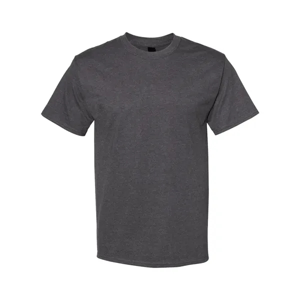 Hanes T-shirt made of 100% ring-spun cotton with double-needle stitching.... from ASI 84358 S&S Activewear