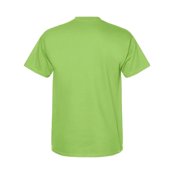 Hanes T-shirt made of 100% ring-spun cotton with double-needle stitching.... from ASI 84358 S&S Activewear