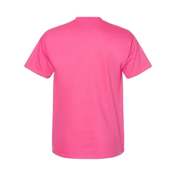 Hanes T-shirt made of 100% ring-spun cotton with double-needle stitching.... from ASI 84358 S&S Activewear