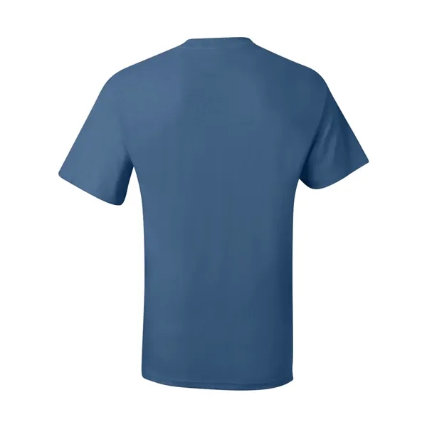 T-shirt with chest pocket made of 100% ring-spun cotton with double-needle... from ASI 84358 S&S Activewear