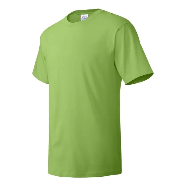 100% ComfortSoft® cotton T-shirt with tag-free neck label, shoulder-to-shoulder taping, and... from ASI 84358 S&S Activewear