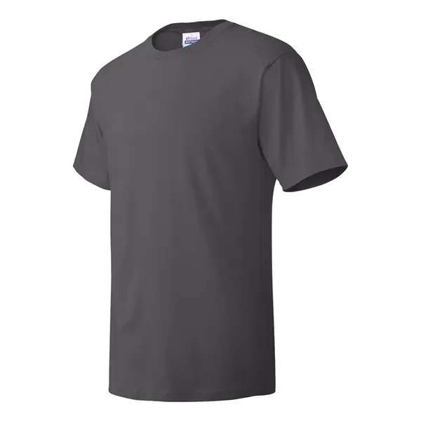 100% ComfortSoft® cotton T-shirt with tag-free neck label, shoulder-to-shoulder taping, and... from ASI 84358 S&S Activewear