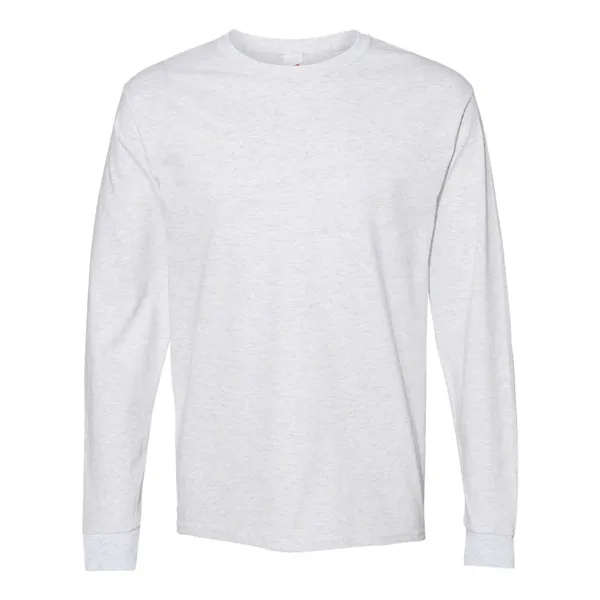Long sleeve T-shirt made of 100% ComfortSoft® cotton with shoulder-to-shoulder taping... from ASI 84358 S&S Activewear