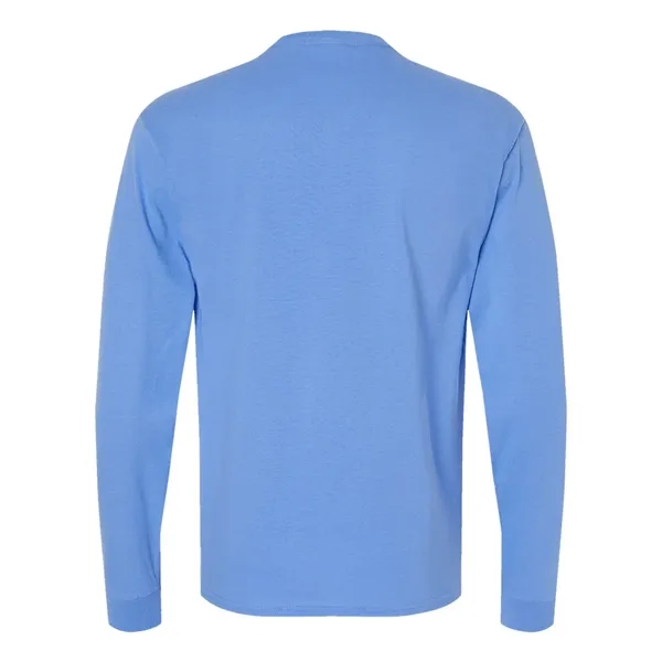 Long sleeve T-shirt made of 100% ComfortSoft® cotton with shoulder-to-shoulder taping... from ASI 84358 S&S Activewear