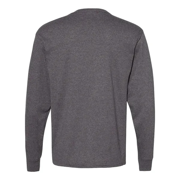 Long sleeve T-shirt made of 100% ComfortSoft® cotton with shoulder-to-shoulder taping... from ASI 84358 S&S Activewear