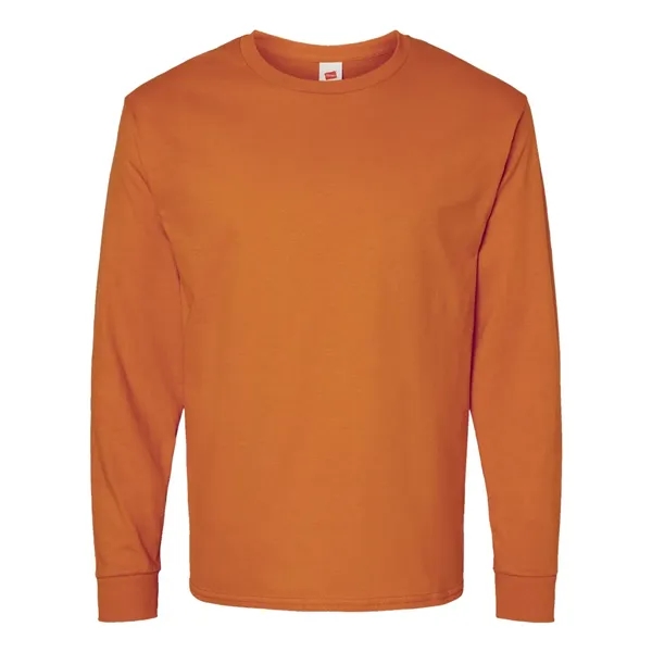 Long sleeve T-shirt made of 100% ComfortSoft® cotton with shoulder-to-shoulder taping... from ASI 84358 S&S Activewear