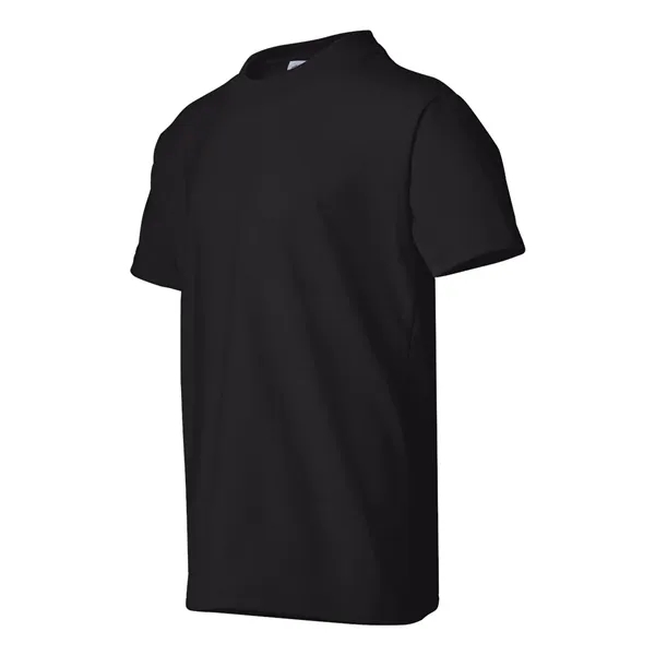 Youth-sized T-shirt made of cotton/poly with 5% recycled polyester from plastic... from ASI 84358 S&S Activewear