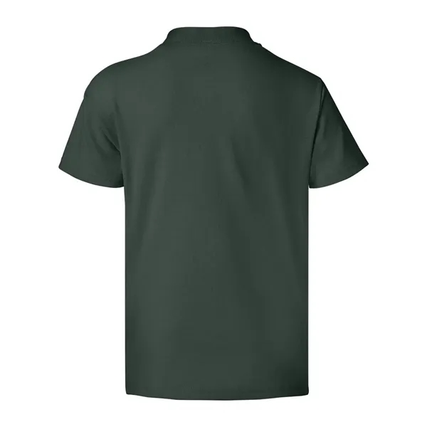 Youth-sized T-shirt made of cotton/poly with 5% recycled polyester from plastic... from ASI 84358 S&S Activewear