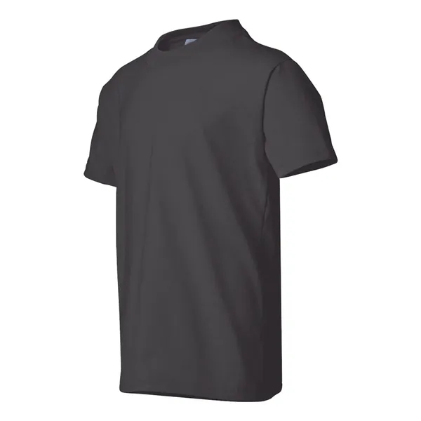 Youth-sized T-shirt made of cotton/poly with 5% recycled polyester from plastic... from ASI 84358 S&S Activewear