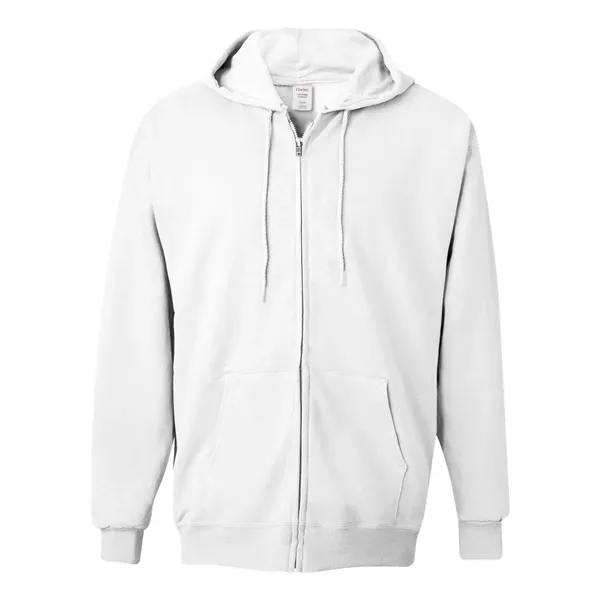 Full-zip hooded sweatshirt made of cotton/polyester fleece and low-pill, high-stitch density... from ASI 84358 S&S Activewear