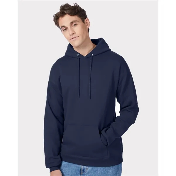 Cotton/polyester fleece pullover hoodie with an extra-large front pouch pocket and... from ASI 84358 S&S Activewear