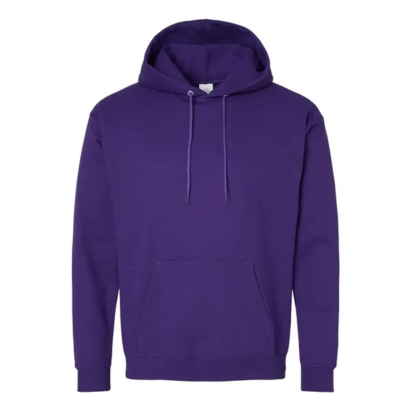 Cotton/polyester fleece pullover hoodie with an extra-large front pouch pocket and... from ASI 84358 S&S Activewear
