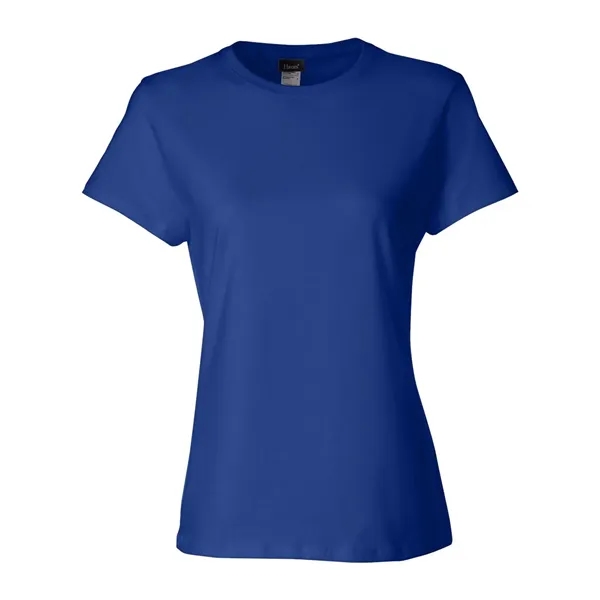 Women's contoured, side-seamed T-shirt made of preshrunk cotton in several available... from ASI 84358 S&S Activewear