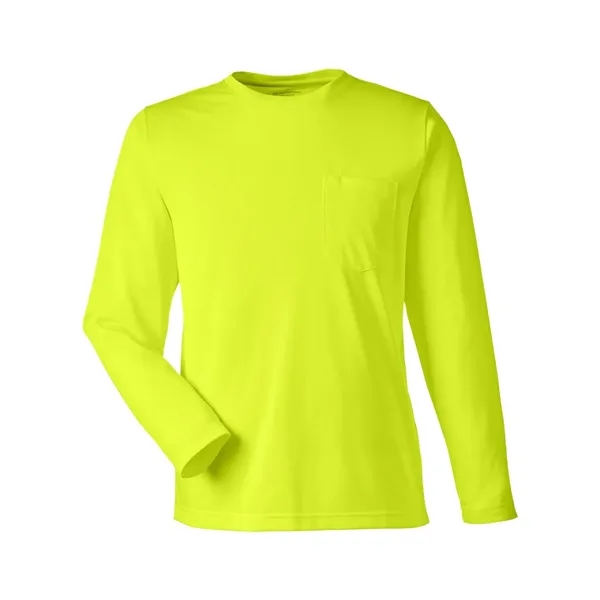 Harriton Charge Snag and Soil Protect Long Sleeve T-Shirt... from ASI 84358 S&S Activewear