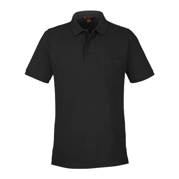 Harriton Valiant Cotton Snag Protect Pocket Polo... from ASI 84358 S&S Activewear
