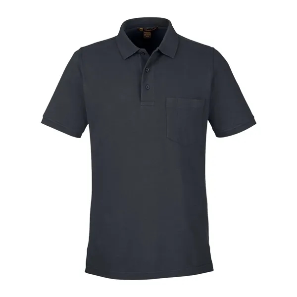 Harriton Valiant Cotton Snag Protect Pocket Polo... from ASI 84358 S&S Activewear