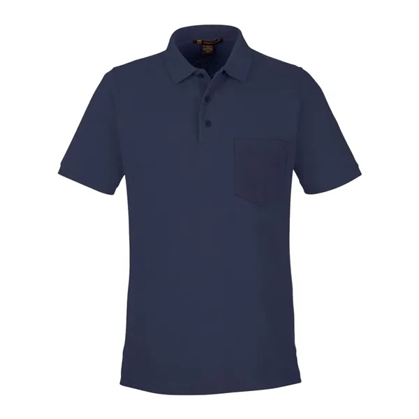 Harriton Valiant Cotton Snag Protect Pocket Polo... from ASI 84358 S&S Activewear