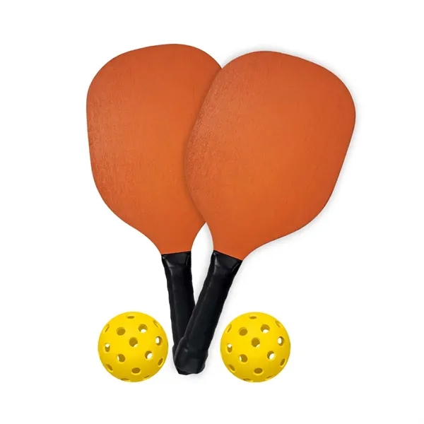 Includes Two Pickleball Paddles, Two Pickleballs And Mesh Pouch...Ready Inventory In... from ASI 45100 Chulani Promotional Products, Inc / Competitive Edge Innovations/Chulani
