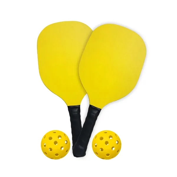 Includes Two Pickleball Paddles, Two Pickleballs And Mesh Pouch...Ready Inventory In... from ASI 45100 Chulani Promotional Products, Inc / Competitive Edge Innovations/Chulani