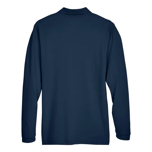 Harriton Easy Blend™ Long Sleeve Polo... from ASI 84358 S&S Activewear