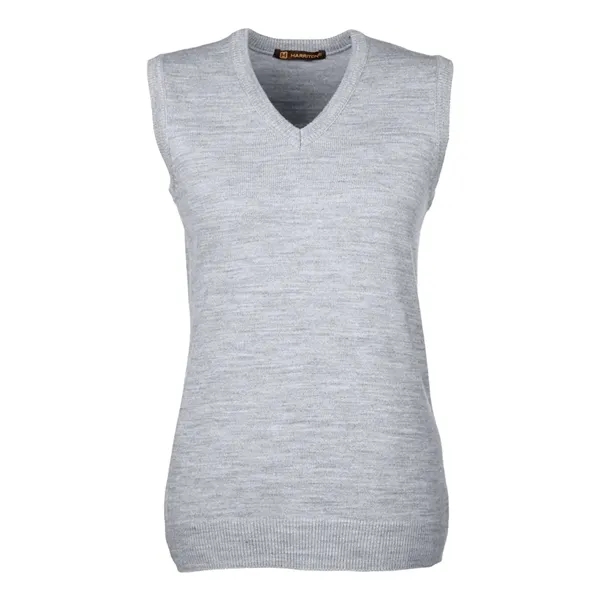 Harriton Women's Pilbloc™ V-Neck Sweater Vest... from ASI 84358 S&S Activewear