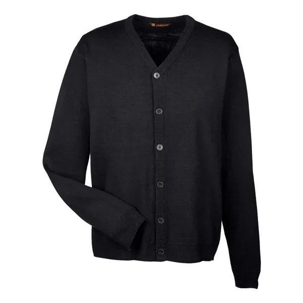 Harriton Pilbloc™ V-Neck Button Cardigan Sweater... from ASI 84358 S&S Activewear
