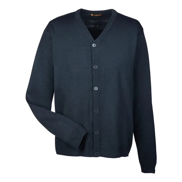 Harriton Pilbloc™ V-Neck Button Cardigan Sweater... from ASI 84358 S&S Activewear