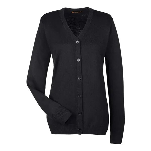 Harriton Women's Pilbloc V-Neck Button Cardigan Sweater... from ASI 84358 S&S Activewear