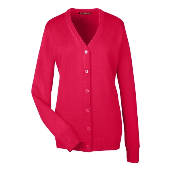 Harriton Women's Pilbloc V-Neck Button Cardigan Sweater... from ASI 84358 S&S Activewear
