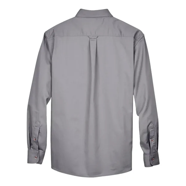 Harriton Easy Blend™ Long Sleeve Twill Shirt... from ASI 84358 S&S Activewear