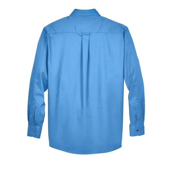 Harriton Easy Blend™ Long Sleeve Twill Shirt... from ASI 84358 S&S Activewear