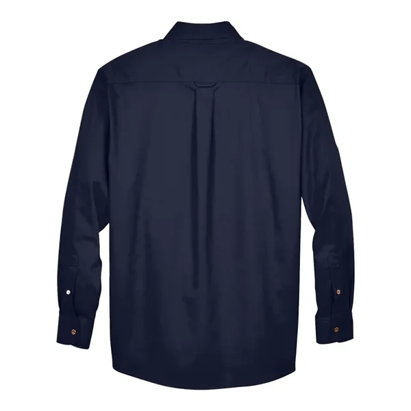 Harriton Easy Blend™ Long Sleeve Twill Shirt... from ASI 84358 S&S Activewear