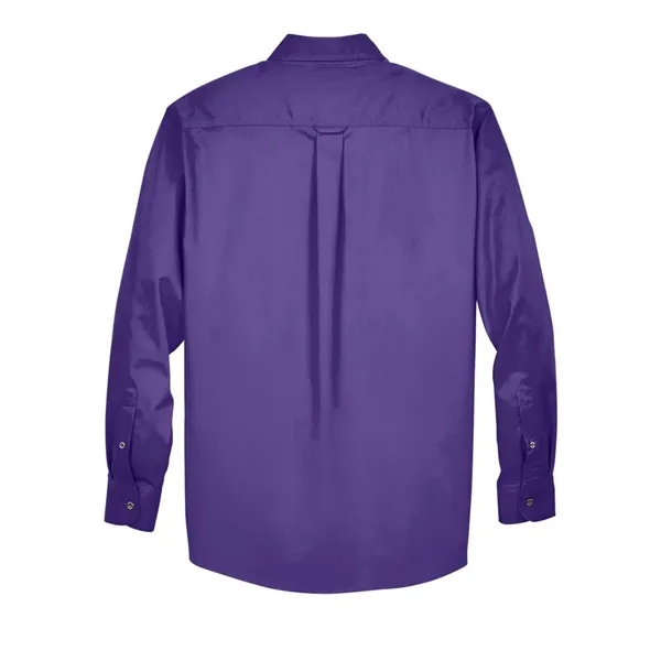Harriton Easy Blend™ Long Sleeve Twill Shirt... from ASI 84358 S&S Activewear