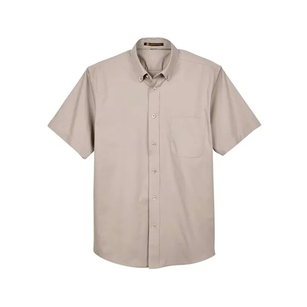 Harriton Easy Blend™ Twill Shirt with Stain-Release... from ASI 84358 S&S Activewear