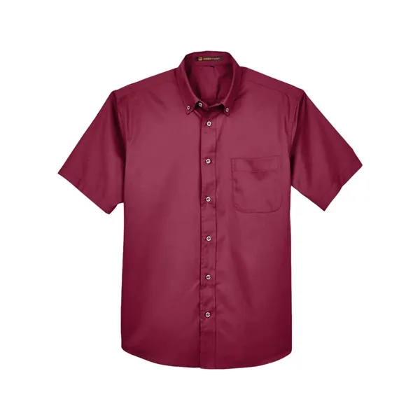 Harriton Easy Blend™ Twill Shirt with Stain-Release... from ASI 84358 S&S Activewear