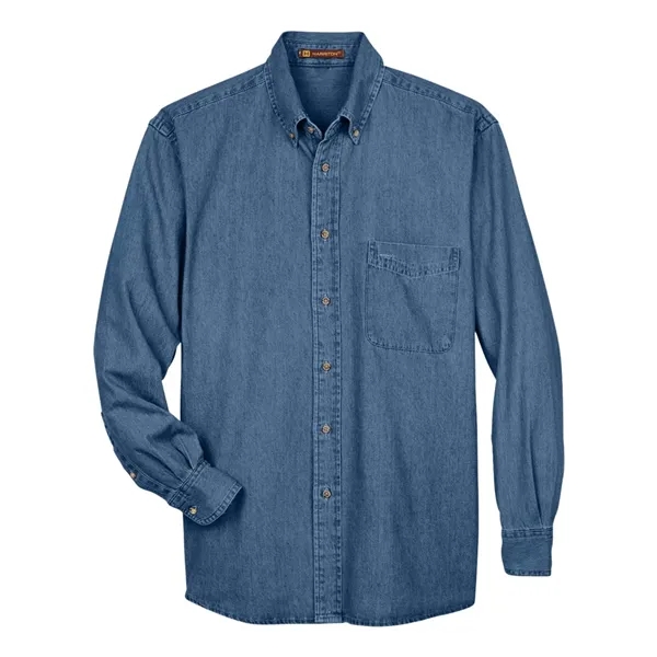 Harriton Long Sleeve Denim Shirt... from ASI 84358 S&S Activewear