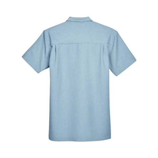 Harriton Barbados Textured Camp Shirt... from ASI 84358 S&S Activewear