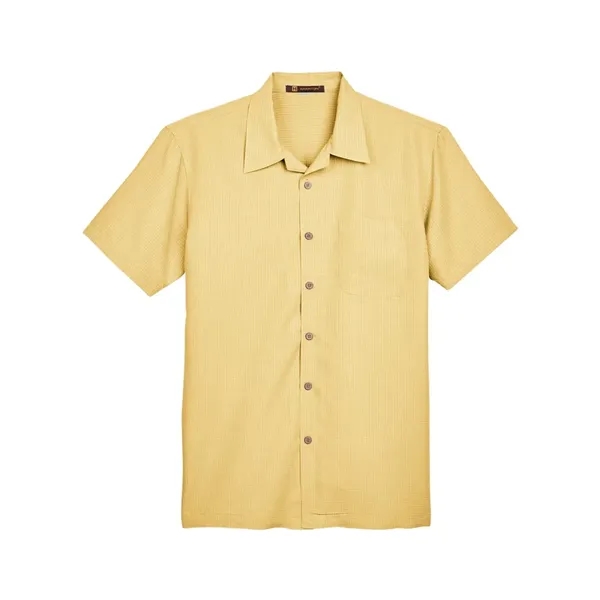 Harriton Barbados Textured Camp Shirt... from ASI 84358 S&S Activewear