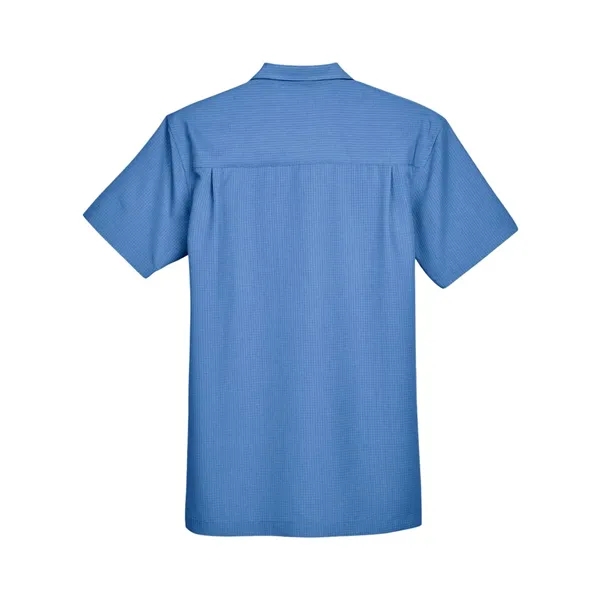 Harriton Barbados Textured Camp Shirt... from ASI 84358 S&S Activewear