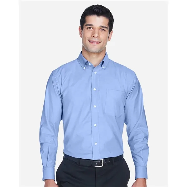 Harriton Long Sleeve Oxford Shirt... from ASI 84358 S&S Activewear
